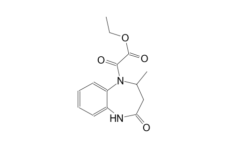ethyl (2-methyl-4-oxo-2,3,4,5-tetrahydro-1H-1,5-benzodiazepin-1-yl)(oxo)acetate