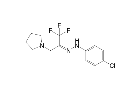 N-[2-(4-Chlorophenylhydrazono)-3,3,3-trifluoropropyl]pyrrolidine
