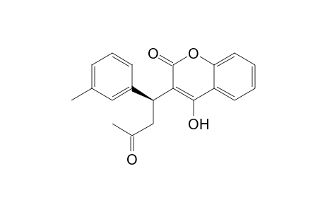 (S)-4-Hydroxy-3-[1-(3-methylphenyl)-3-oxobutyl]-chromen-2-one