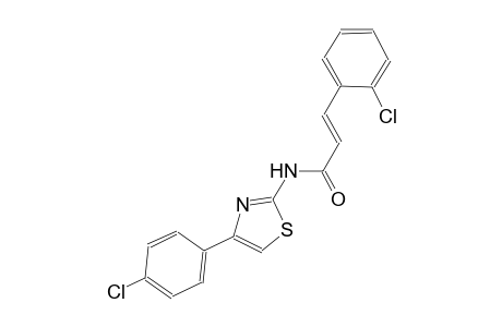 (2E)-3-(2-chlorophenyl)-N-[4-(4-chlorophenyl)-1,3-thiazol-2-yl]-2-propenamide