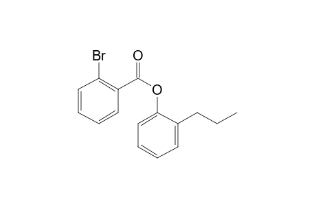 2-Bromobenzoic acid, 2-propylphenyl ester