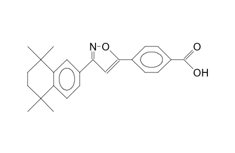 Benzoic acid, 4-[3-(5,6,7,8-tetrahydro-5,5,8,8-tetramethyl-2-naphthalenyl)-5-isoxazolyl]-