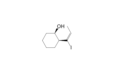 cis 2-(1-iodo-1-propenyl)-cyclohexanol