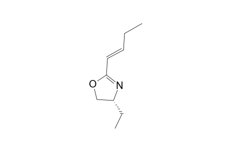 (4R,E)-4-Ethyl-2-but-1-enyl-4,5-dihydro-1,3-oxazole