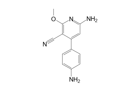 4-(4-Aminophenyl)-2-amino-5-cyano-6-methoxypyridine