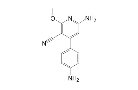 4-(4-Aminophenyl)-2-amino-5-cyano-6-methoxypyridine