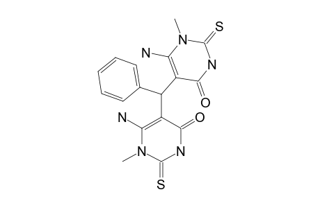 5-PHENYLMETHYLENEBIS-(6-AMINO-1-METHYL-2-THIOURACIL)