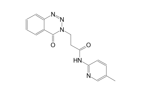 1,2,3-benzotriazine-3-propanamide, 3,4-dihydro-N-(5-methyl-2-pyridinyl)-4-oxo-