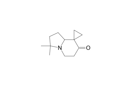 3',3'-dimethylspiro[cyclopropane-1,8'-indolizidine]-7'-one