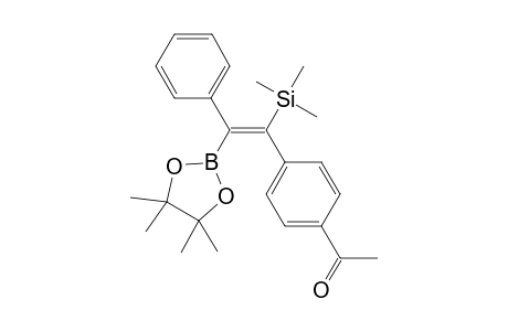 (Z)-1-(Trimethylsilyl)-1-(4-acetylphenyl)-2-phenyl-2-(4,4,5,5-tetramethyl-1,3,2-dioxaborolan-2-yl)ethene
