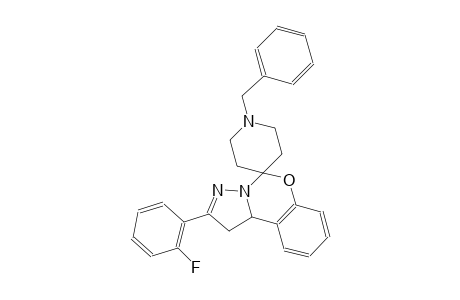 1'-benzyl-2-(2-fluorophenyl)-1,10b-dihydrospiro[benzo[e]pyrazolo[1,5-c][1,3]oxazine-5,4'-piperidine]