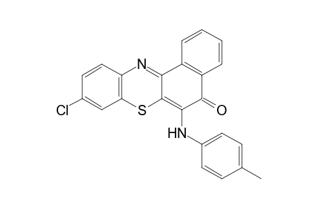 9-chloro-6-(p-toluidino)-5H-benzo[a]phenothiazin-5-one