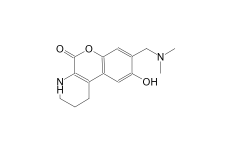8-[(dimethylamino)methyl]-9-hydroxy-1,2,3,4-tetrahydro-5H-chromeno[3,4-b]pyridin-5-one