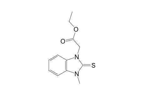 Ethyl 2-(3-methyl-2-thioxo-2,3-dihydro-1H-benzo[d]imidazol-1-yl)acetate
