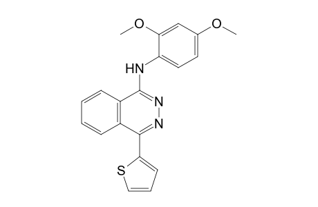 (2,4-dimethoxyphenyl)-[4-(2-thienyl)phthalazin-1-yl]amine