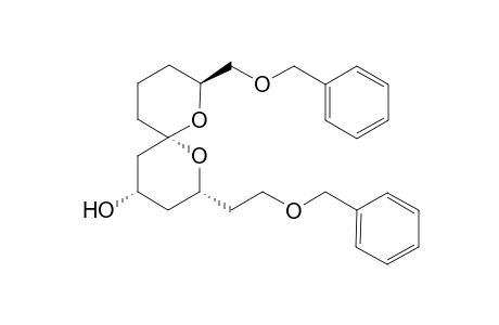 (2R,4S,6R,8S)-2-(2-(Benzyloxy)ethyl)-8-((benzyloxy)methyl)-1,7-dioxaspiro[5.5]undecan-4-ol