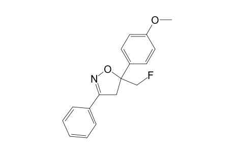 5-(Fluoromethyl)-5-(4-methoxyphenyl)-3-phenyl-4,5-dihydroisoxazole