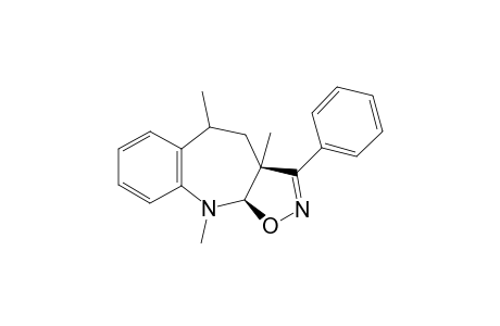 (3aS,10aR)-3-Phenyl-3a,5,10-trimethylisoxazolo[4,5-b]benzazepine