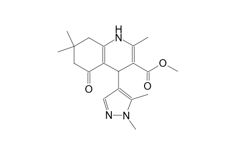 methyl 4-(1,5-dimethyl-1H-pyrazol-4-yl)-2,7,7-trimethyl-5-oxo-1,4,5,6,7,8-hexahydro-3-quinolinecarboxylate