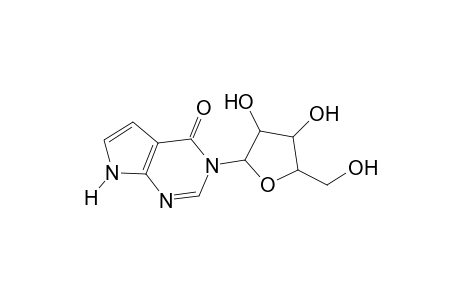 3-(3,4-dihydroxy-5-methylol-tetrahydrofuran-2-yl)-7H-pyrrolo[2,3-d]pyrimidin-4-one