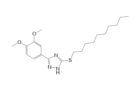 5-(decylsulfanyl)-3-(3,4-dimethoxyphenyl)-1H-1,2,4-triazole