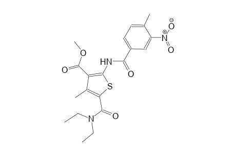methyl 5-[(diethylamino)carbonyl]-4-methyl-2-[(4-methyl-3-nitrobenzoyl)amino]-3-thiophenecarboxylate