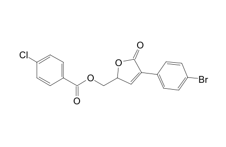 3-(4-Bromophenyl)-5-(4-chlorobenzoyloxymethyl)-2H,5H-furan-2-one
