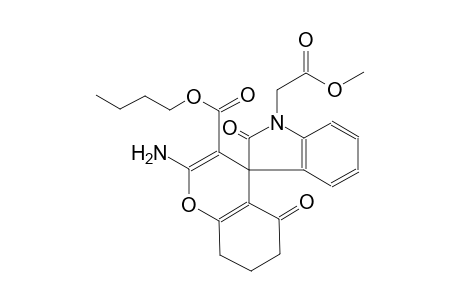 (S)-butyl 2-amino-1'-(2-methoxy-2-oxoethyl)-2',5-dioxo-5,6,7,8-tetrahydrospiro[chromene-4,3'-indoline]-3-carboxylate