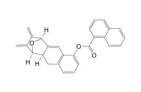 1-Naphthalenecarboxylic acid, 1,2,3,4,9,9a-hexahydro-2,3-bis(methylene)-1,4-epoxyanthracen-5-yl ester, (1.alpha.,4.alpha.,9a.alpha.)-(.+-.)-