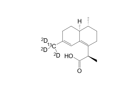 [15-13CD3]-6,7-Dehydro-11,13-dihydroartmisinic acid