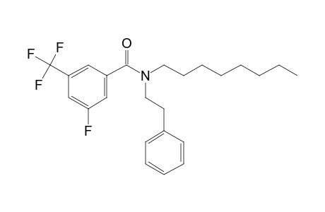 3-Fluoro-5-(trifluoromethyl)benzamide, N-(2-phenylethyl)-N-octyl-