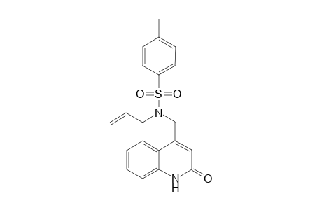 4-[(N-Allyl-N-tosylamino)methyl]quinol-2(1H)-one