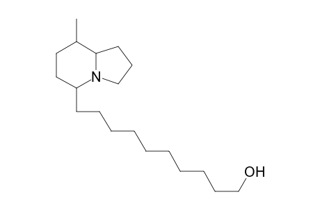 8-Methyl-5-(hydroxydecyl)-indolizidine
