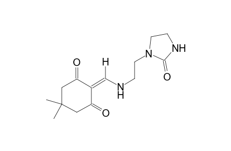 5,5-Dimethyl-2-({[2-(2-oxo-1-imidazolidinyl)ethyl]amino}methylene)-1,3-cyclohexanedione