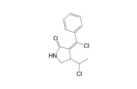 .alpha.-(E)-(1'-Chloro-1'-phenylmethylene)-.beta.-(1"-chloroethyl)-.gamma.-butyrolactam