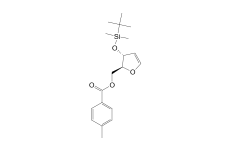 1,4-ANHYDRO-3-O-(TERT.-BUTYLDIMETHYLSILYL)-5-O-(4-TOLUOYL)-2-DEOXY-D-ERYTHRO-PENT-1-ENITOL