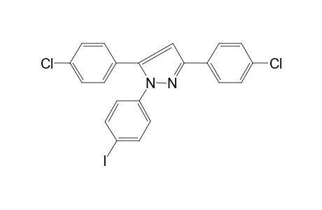 3,5-bis(4-chlorophenyl)-1-(4-iodophenyl)-1H-pyrazole