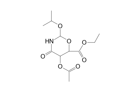 endo-2-Isopropoxy-5-acetoxy-4-oxo-1,3-oxazin-6-ethyl carboxylate