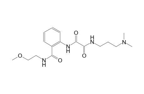ethanediamide, N~1~-[3-(dimethylamino)propyl]-N~2~-[2-[[(2-methoxyethyl)amino]carbonyl]phenyl]-