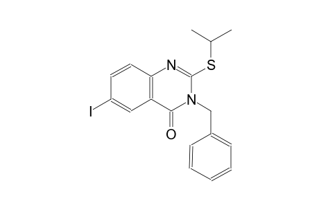 3-benzyl-6-iodo-2-(isopropylsulfanyl)-4(3H)-quinazolinone