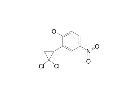 2-(2,2-dichlorocyclopropyl)-1-methoxy-4-nitro-benzene