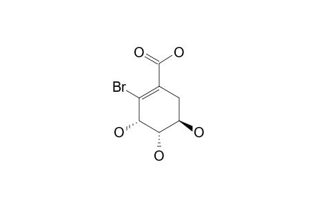 (3S,4S,5R)-2-BROMO-3,4,5-TRIHYDROXYCYCLOHEX-1-ENE-CARBOXYLIC-ACID;2-BROMOSHIKIMIC-ACID