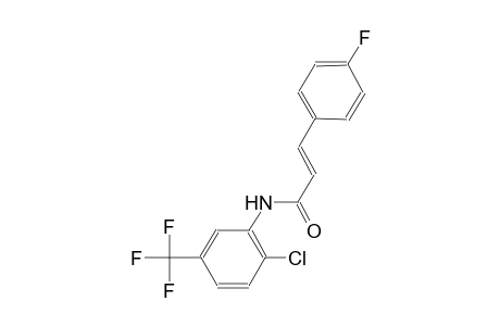 (2E)-N-[2-chloro-5-(trifluoromethyl)phenyl]-3-(4-fluorophenyl)-2-propenamide