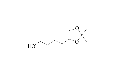 4-(2,2-dimethyl-1,3-dioxolan-4-yl)-1-butanol