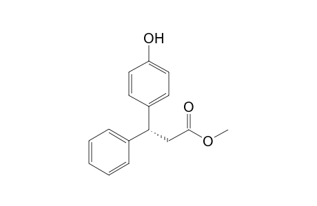 Methyl (R)-3-(4-hydroxyphenyl)-3-phenylpropanoate
