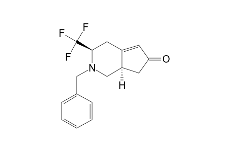 2-BENZYL-3-TRIFLUOROMETHYL-1,2,3,6,7,7A-HEXAHYDRO-[2]-PYRINDIN-6-ONE;MAJOR-ISOMER