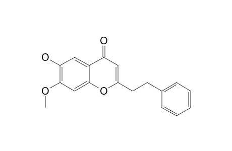 6-HYDROXY-7-METHOXY-2-(2-PHENYLETHYL)-CHROMONE