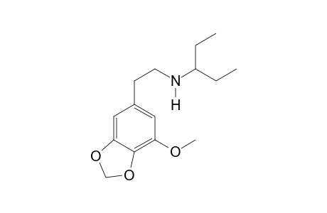 N-Pent-3-yl -3-methoxy-4,5-methylenedioxyphenethylamine