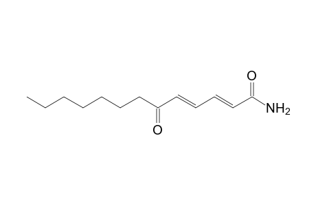 (2E,4E)-6-Oxo-2,4-tridecadienamide