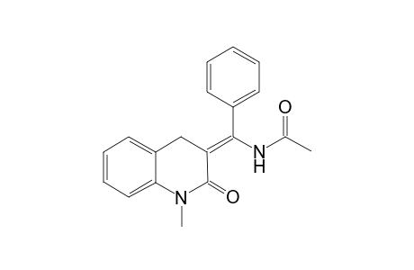 (Z)-3-(1-Acetylamino-1-phenyl)methylene)-1-methyl-3,4-dihydroquinolin-2(1H)-one